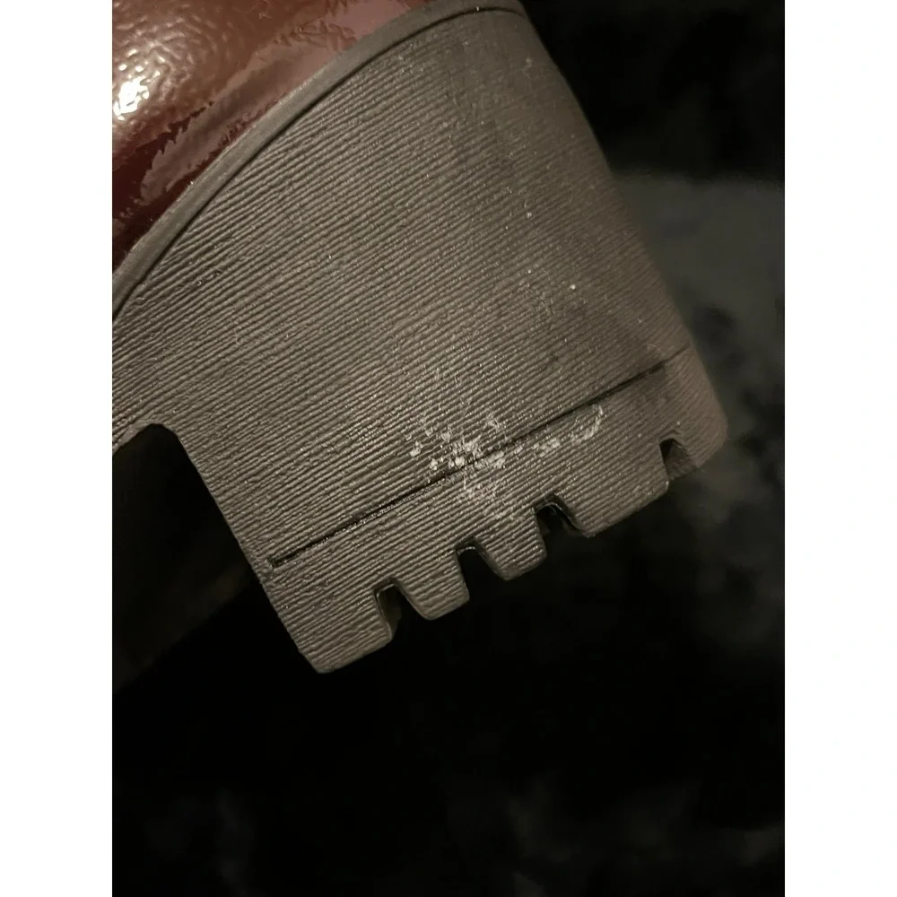 Dirty Laundry ILITA006 Platform Lace-up Shoes - Burgundy Women Size: US7.5/EU 38 - Picture 4 of 8